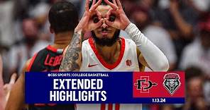 No. 19 San Diego State at New Mexico: College Basketball Extended Highlights I CBS Sports
