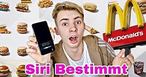 Siri Bestimmt mein McDonald`s Essen