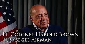 Lt. Colonel Harold Brown, Tuskegee Airmen (Full Interview)