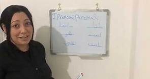 11: I pronomi personali in arabo الضمائر المنفصلة