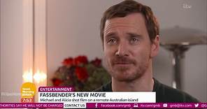 Michael Fassbender talks about filming with Alicia Vikander
