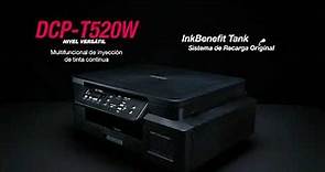Multifuncional DCP-T520W de Inyección de Tinta - Veloz, Wireless y pantalla LCD
