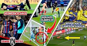 ¡ROMPEN a GAVI!🚑| Golazo OLÍMPICO de Griezmann🚀| ¡Boca Juniors CAMPEÓN gracias a PORTERO de River Plate!😱