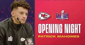 Patrick Mahomes: “Try to put your team in the best position possible” | Super Bowl 58 Opening Night