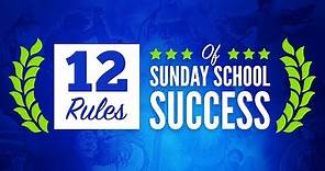 Sunday School - 12 Rules of Sunday School Success - Sharefaith Academy Webinar