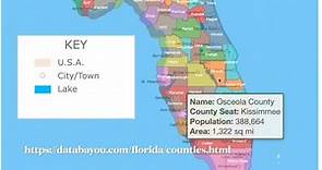 Databayou - Interactive map of Florida Counties