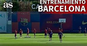 BARCELONA | Luis Suárez sigue trabajando a la espera de conocer su futuro | Diario AS