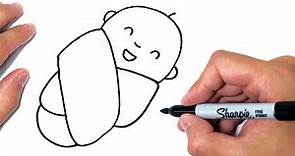 Como dibujar un Bebe Kawaii