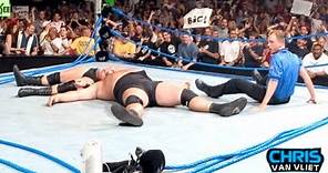 Mike Chioda explains the ring collapse with Big Show (Paul Wight) & Brock Lesnar on Smackdown