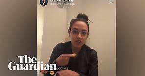 Alexandria Ocasio-Cortez talks popcorn, politics and DIY with Instagram followers