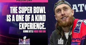 George Kittle Describes "How Special" It Is To Play Rematch Against Chiefs I Super Bowl Media Day
