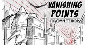 How to draw VANISHING POINTS | Perspective for Beginners | Drawlikeasir