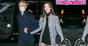Anne Hathaway & Her Husband Adam Shulman Enjoy A Romantic Date Night Together At SoHo House In N.Y.