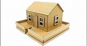 Cómo hacer una casa de cartón paso a paso( how to make a cardboard house)
