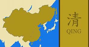 History of Qing Dynasty (China) : Every Year (Map in Chinese Version)