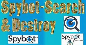Protect Your PC from Malware with Spybot - Search & Destroy