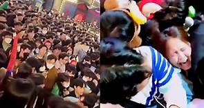 151人死亡！韩国梨泰院严重踩踏事故现场，10万人聚集众人尖叫求救
