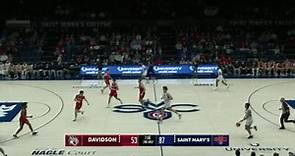 Rory Hawke throws down the dunk for St. Mary's