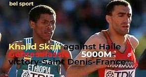 Khalid Skah against Haile Gebreselassie 5000M- victory-Saint Denis-France