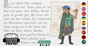 #525 Deutsch lernen mit Geschichten | Deutsch lernen durch Hören | A1-A2 | Learn German with stories