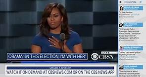Michelle Obama's heartfelt address on hope, unity, and womanhood