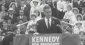 Gov. Fritz Hollings introduces John F Kennedy Oct. 1960