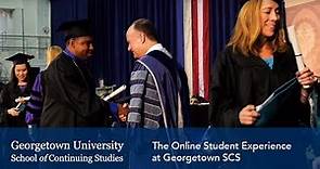 Online Student Experience at Georgetown School of Continuing Studies