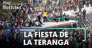 COPA ÁFRICA: La SELECCIÓN de SENEGAL llega a DAKAR y es recibida por MILES de AFICIONADOS | RTVE