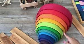 QUICK TOY REVIEW - POPULAR Grimm's Large Rainbow & Building Boards