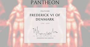 Frederick VI of Denmark Biography | Pantheon