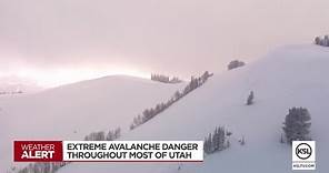 Utah Avalanche Center warns people to stay away from the backcountry