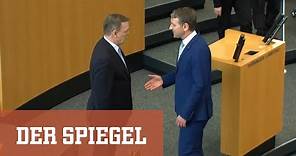 Kein Handschlag für Höcke: Bodo Ramelow zum Ministerpräsidenten gewählt | DER SPIEGEL