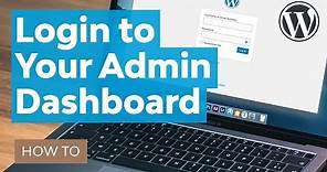 How to Login to Your WordPress Site Admin Dashboard