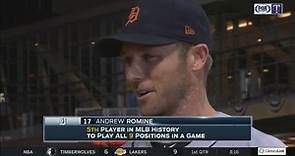 Tigers' Andrew Romine on history-making game