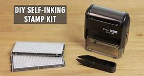 ExcelMark Self-Inking DIY Stamp Kit (A2359)