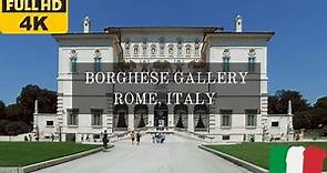 Borghese Gallery Rome, Italy 2023 (4K walking tour)
