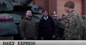 Rishi Sunak travels to Ukraine with multibillion-pound package of military aid
