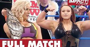 Jordynne Grace vs Taya Valkyrie: Knockouts Championship FULL MATCH | IMPACT Wrestling Full Matches