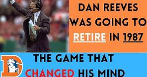 The GAME That SAVED Dan Reeves' CAREER | Raiders @ Broncos (1987)