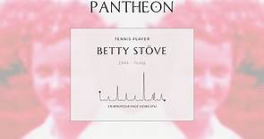 Betty Stöve Biography | Pantheon