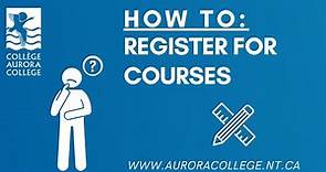 Register for Courses