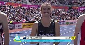 🏃💨💨 Sam Tanner with a NEW PB in the Men's 1500m | The New Zealand Team | Birmingham 2022