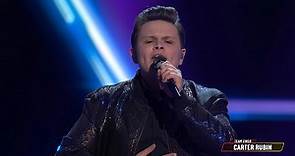 Carter Rubin Sings His Original Song "Up From Here" - The Voice Live Finale Part 1