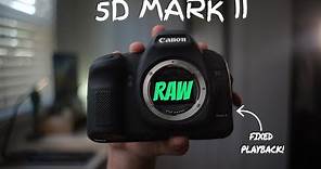 Canon 5D Mark II | Best Magic Lantern RAW Video Settings | 1080 + 2.8K RAW Video Playback