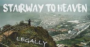 Stairway To Heaven Hike in 4K (Legally Hiking the Haiku Stairs on Oahu, Hawaii) 2019