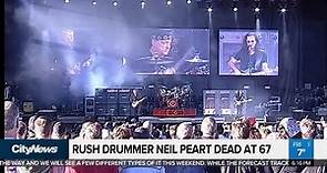 Music world mourns death of Rush drummer Neil Peart
