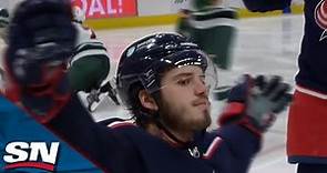 Blue Jackets' Cole Sillinger Completes Second Career Hat Trick To Give Team Late Lead Over Wild