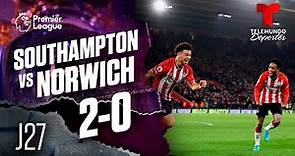 Highlights & Goals | Southampton vs. Norwich City 2-0 | Premier League | Telemundo Deportes