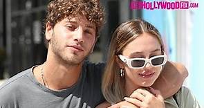 Delilah Hamlin & Eyal Booker Pack On The PDA & Talk Love Island While Leaving Lunch At Toast 9.20.19