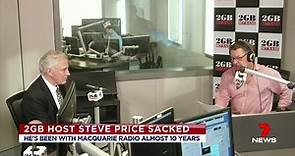 Steve Price sacked by 2GB radio